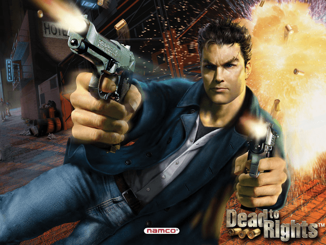 Dead To Rights title screen for Xbox